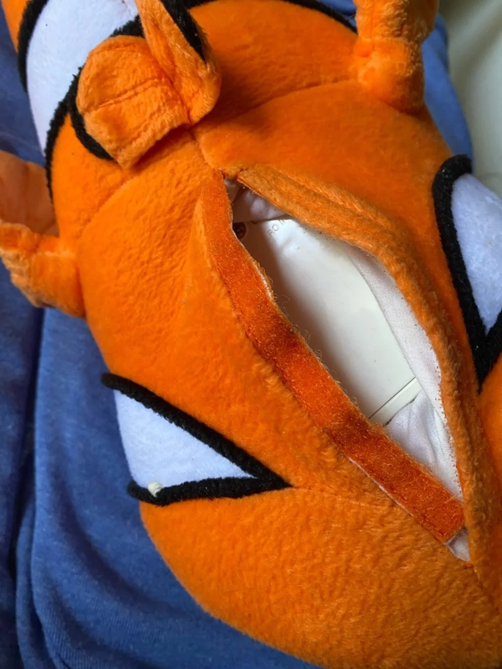Disney NEMO Orange & White Clownfish Plush